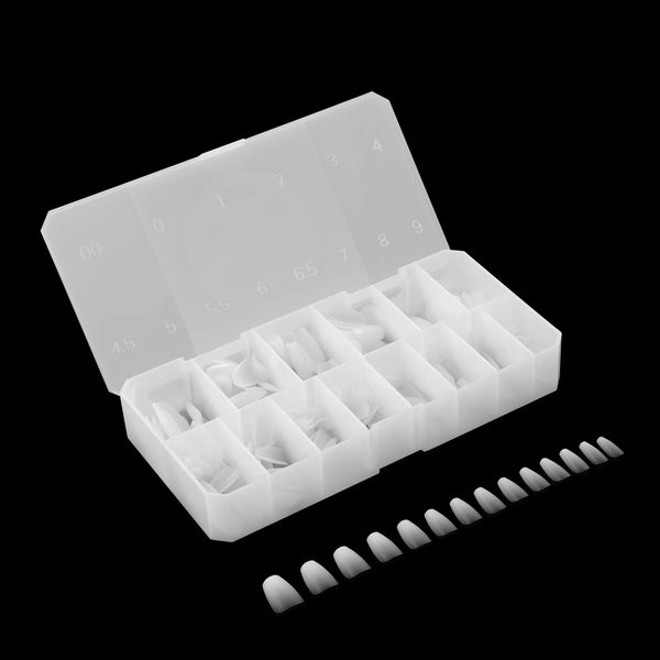  Apres Gel-X Ombre Tips  - Natural Coffin Short by Apres sold by DTK Nail Supply