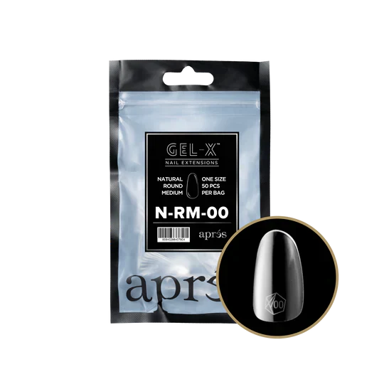 APRES - Gel-X Natural Round Medium #00