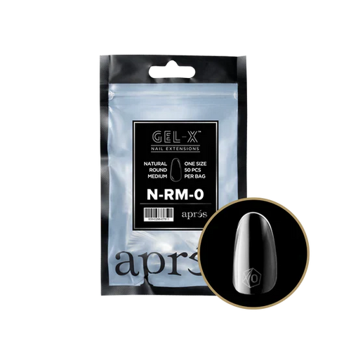 APRES - Gel-X Natural Round Medium #0