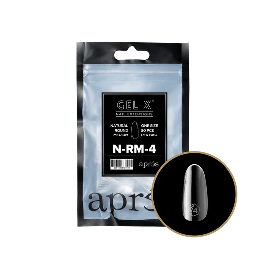 APRES - Gel-X Natural Round Medium #4
