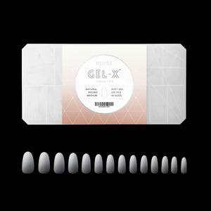  Apres Gel-X Ombre Tips  - Natural Round Medium by Apres sold by DTK Nail Supply