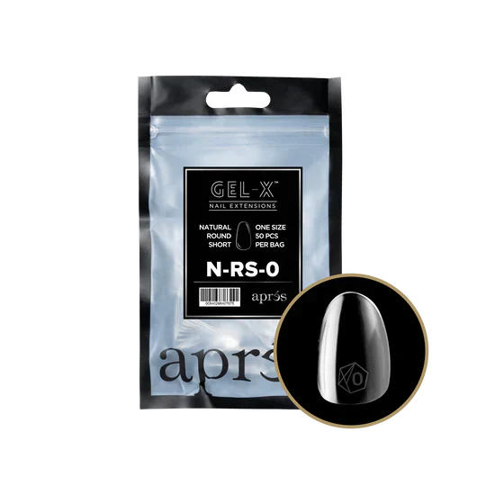 APRES - Gel-X Natural Round Short #0