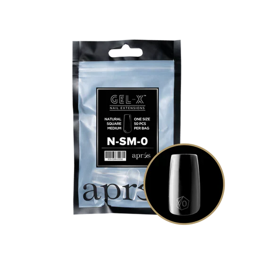 APRES - Gel-X Natural Square Medium #0