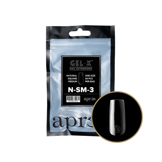 APRES - Gel-X Natural Square Medium #3