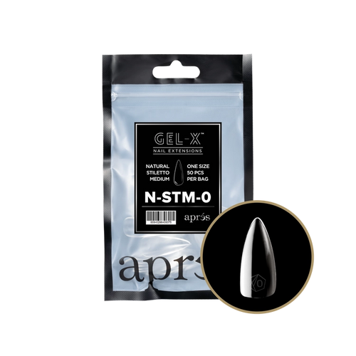 APRES - Gel-X Natural Stiletto Medium Refill Bag