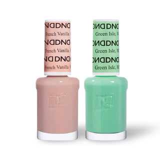  DND 2 Nail Lacquer - Set 4 NUDE & GREEN by DND - Daisy Nail Designs sold by DTK Nail Supply