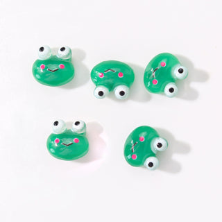  #424 2PCS Frog Head Nail Charm by Nail Charm sold by DTK Nail Supply