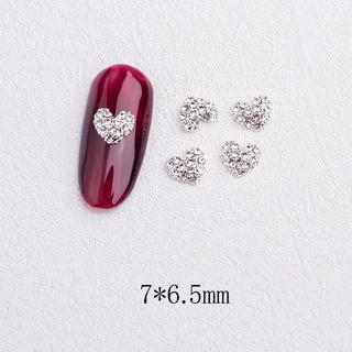  LX2 #245-252 2PCS Rhinestone Heart Nail Charm by Nail Charm sold by DTK Nail Supply