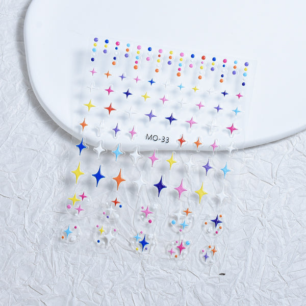 3D Nail Art Stickers MO-33