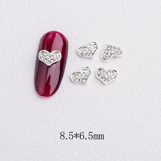  LX2 #236-244 2PCS Rhinestone Heart Nail Charm by Nail Charm sold by DTK Nail Supply