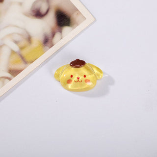  #304 2PCS Crystal Pompompurin Head Nail Charm by Nail Charm sold by DTK Nail Supply