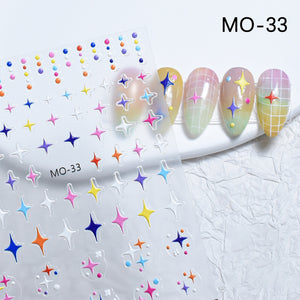 3D Nail Art Stickers MO-33