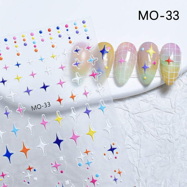3D Nail Art Stickers MO-33