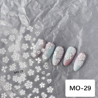  3D Nail Art Stickers MO-29 by Joyful Nail sold by DTK Nail Supply