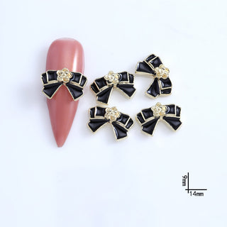 #288 LX2 #287-288 2PCS Gold Bow Nail Charm by Nail Charm sold by DTK Nail Supply