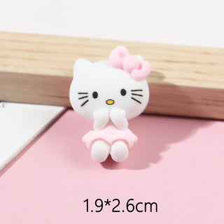 #496 Light Pink #494-496 2PCS Surprised Hello Kitty Charm by Nail Charm sold by DTK Nail Supply