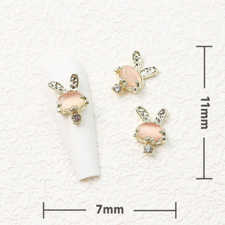  LX2 #140-148 2PCS Crystal Bunny Nail Charm by Nail Charm sold by DTK Nail Supply