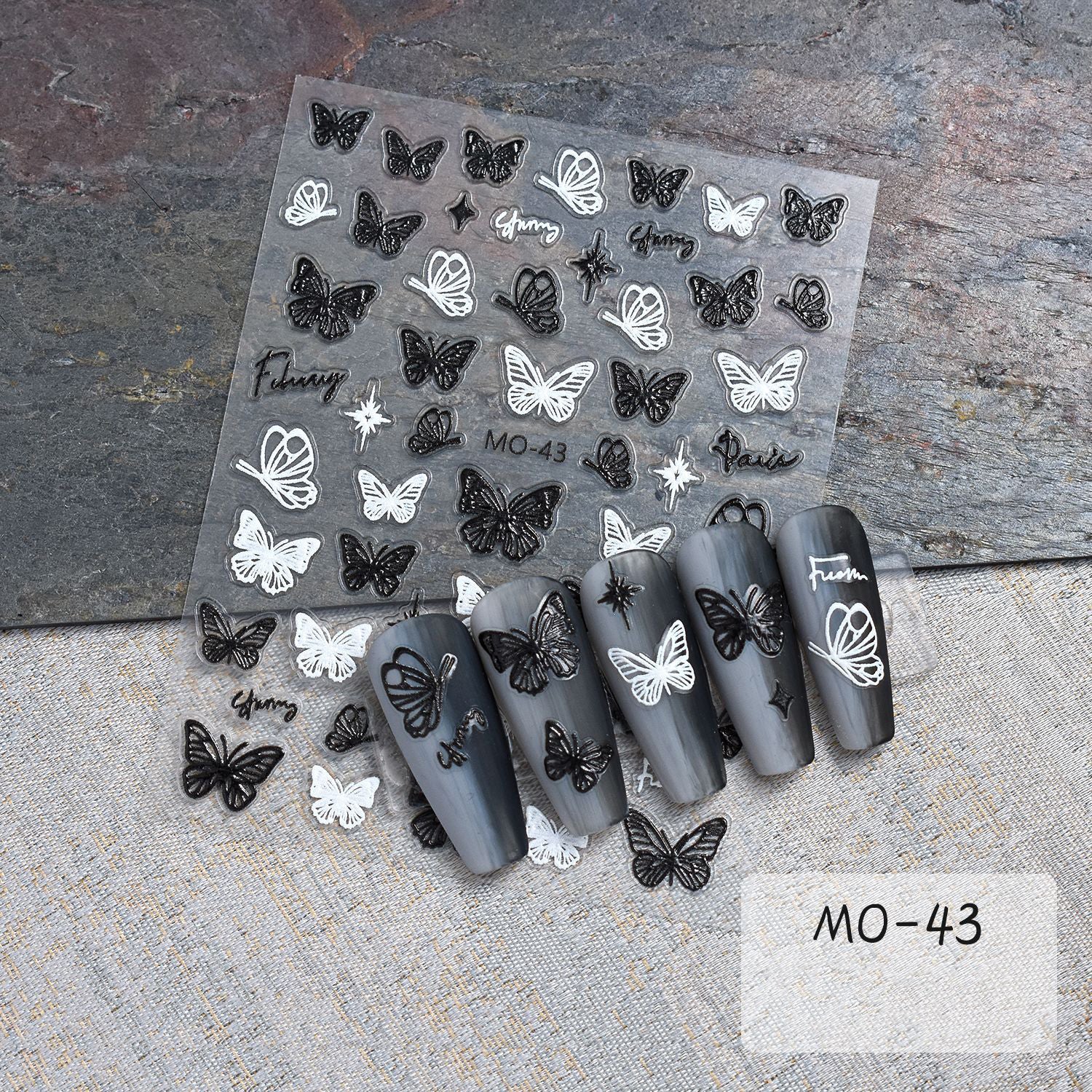 3D Nail Art Stickers MO-43