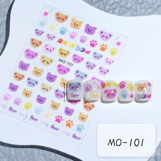  3D Nail Art Stickers MO-101 by Joyful Nail sold by DTK Nail Supply