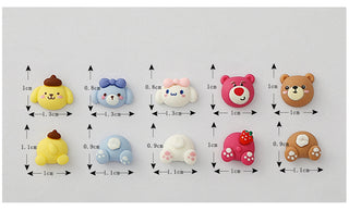  #321-325 2PCS Cheeky Friends Charm by Nail Charm sold by DTK Nail Supply