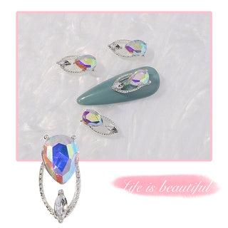  LX2 #041-044 2PCS Large Teardrop Nail Charm by Nail Charm sold by DTK Nail Supply