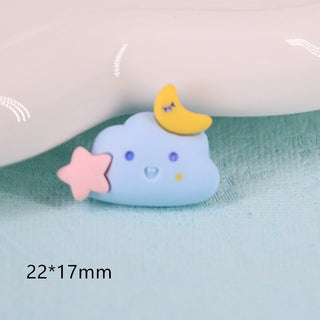  #499 2PCS Cloudy Night Charm by Nail Charm sold by DTK Nail Supply