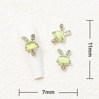  LX2 #140-148 2PCS Crystal Bunny Nail Charm by Nail Charm sold by DTK Nail Supply