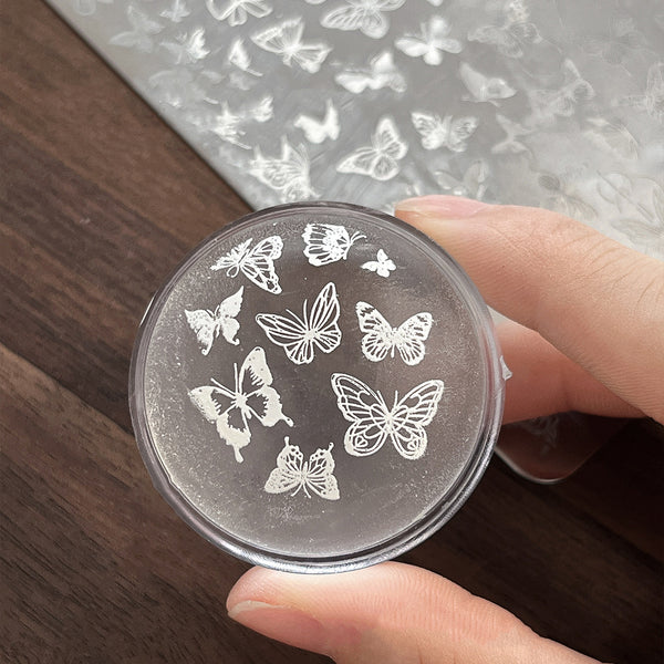 Nail Stamp Plate - 006 Butterflies