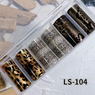 3D Foil Nail LS104