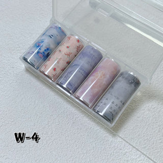 3D Foil Nail W4