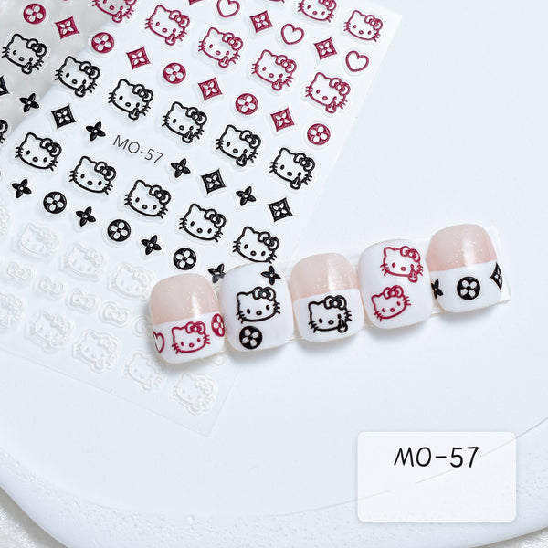 3D Nail Art Stickers MO-57