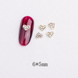  LX2 #236-244 2PCS Rhinestone Heart Nail Charm by Nail Charm sold by DTK Nail Supply