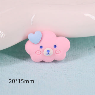  #500 2PCS Bear Cloud Charm by Nail Charm sold by DTK Nail Supply