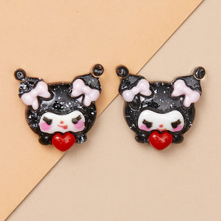  #297-302 2PCS Hello Kitty and Friends Big Hearts Charms by Nail Charm sold by DTK Nail Supply