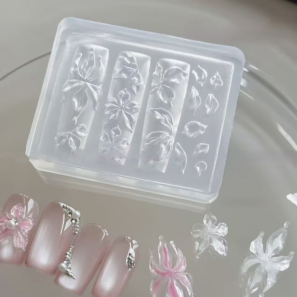 3D Nail Charm Mold 16 - Flower
