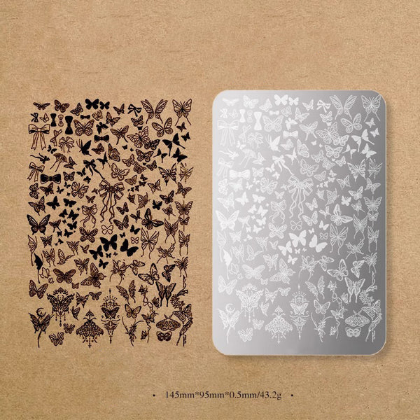 Nail Stamp Plate - 006 Butterflies