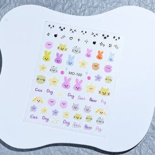  3D Nail Art Stickers MO-100 by Joyful Nail sold by DTK Nail Supply