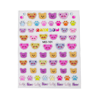  3D Nail Art Stickers MO-101 by Joyful Nail sold by DTK Nail Supply