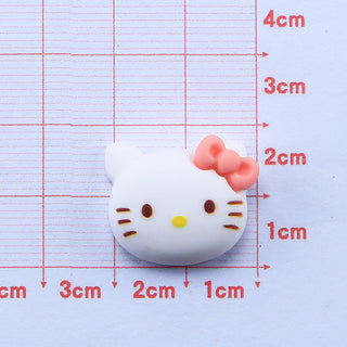  #480 2PCS Hello Kitty Head Charm by Nail Charm sold by DTK Nail Supply