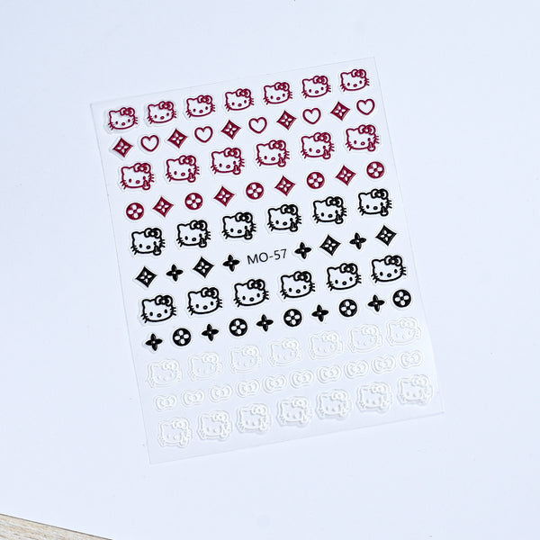 3D Nail Art Stickers MO-57