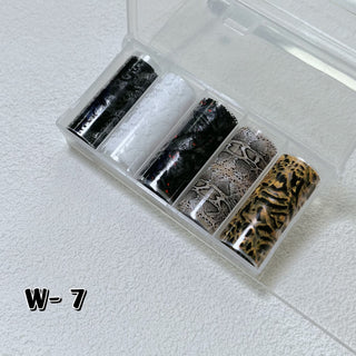 3D Foil Nail W7
