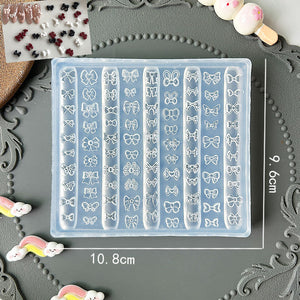 3D Nail Charm Mold - Bow