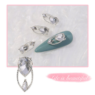  LX2 #041-044 2PCS Large Teardrop Nail Charm by Nail Charm sold by DTK Nail Supply