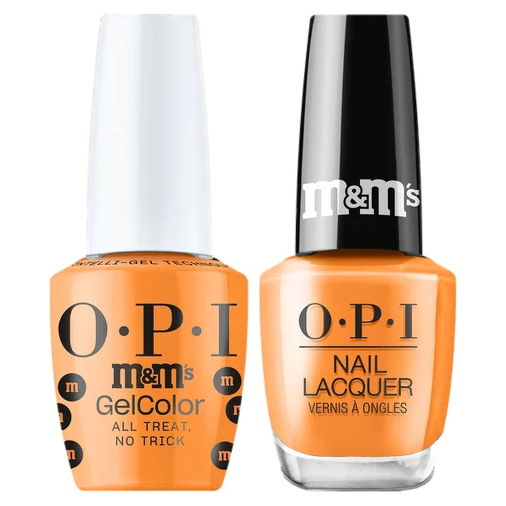 OPI Intelli Gel & Lacquer Duo - HPT03 All Treat, No Trick (OPI M&M Collection) - DTK Nail Supply