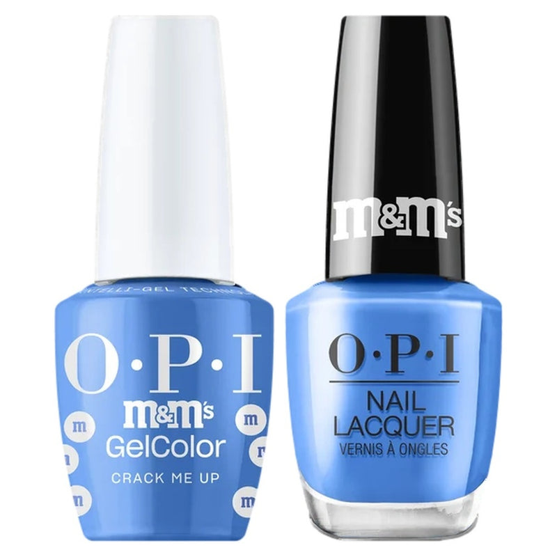 OPI Intelli Gel & Lacquer Duo - HPT05 Crack Me Up (OPI M&M Collection) - DTK Nail Supply