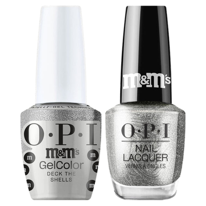 OPI Intelli Gel & Lacquer Duo - HPT08 Deck The Shells (OPI M&M Collection) - DTK Nail Supply