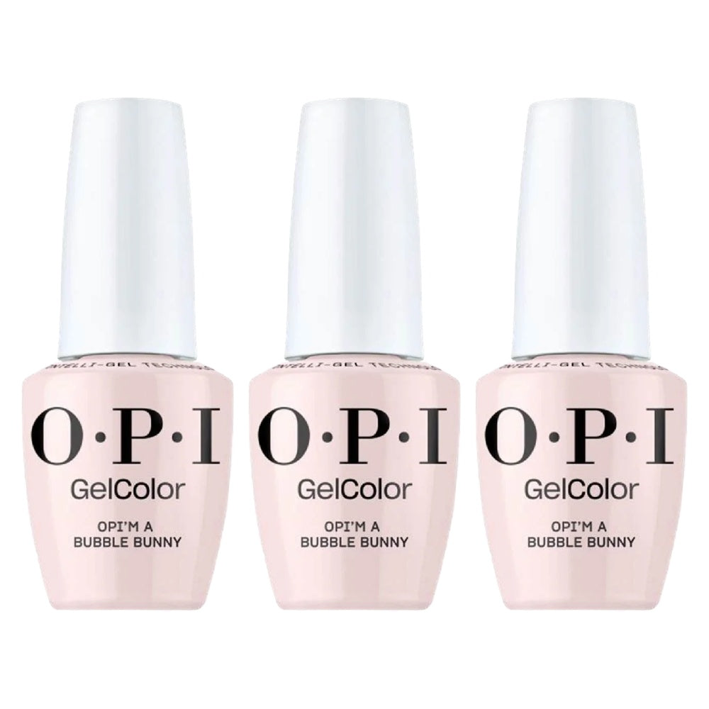 OPI Intelli-Gel Bubble Bunny Combo - Set 5 with Base & Top, Set 3 (S86, S061, H22) or 3 x S061 Bubble Bunny