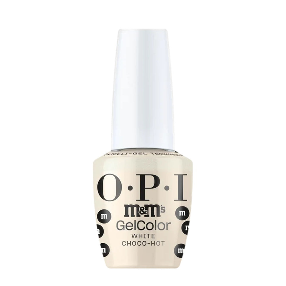 OPI Intelli-Gel - HPT11 White Choco-Hot - Gel Color 0.5 oz (OPI M&M Collection) - DTK Nail Supply