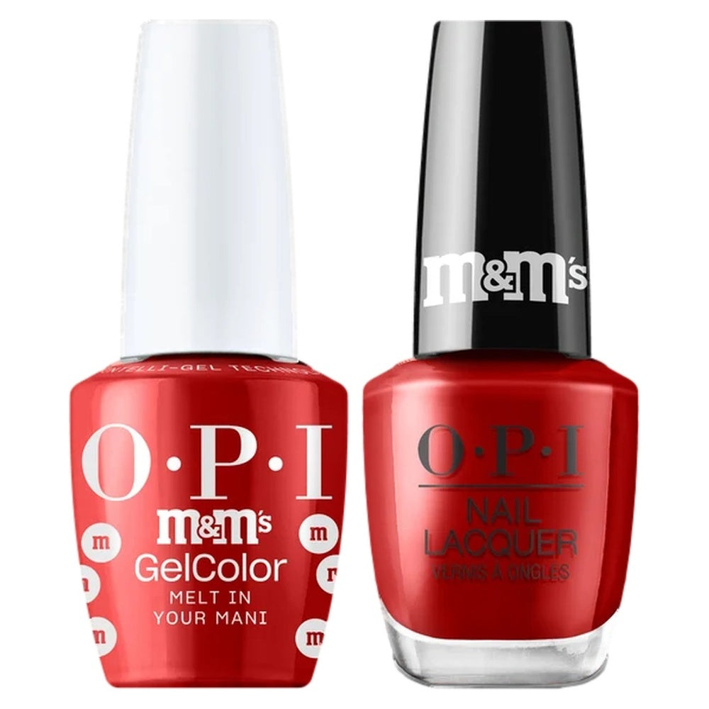 OPI Intelli Gel & Lacquer Duo - HPT02 Melt In Your Mani (OPI M&M Collection) - DTK Nail Supply