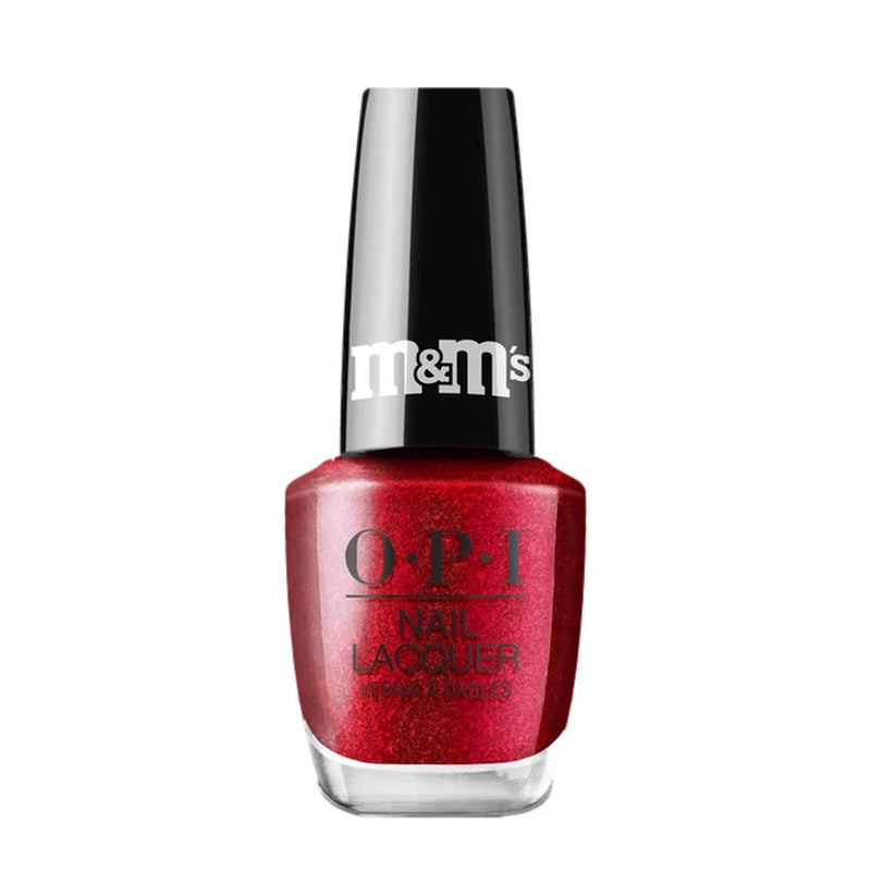 OPI Nail Lacquer - HRT12 Red-iculously Sweet - 0.5oz (OPI M&M Collection) - DTK Nail Supply